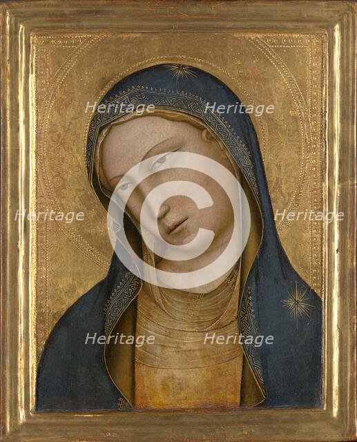 Bust of Saint Mary (formerly entitled Madonna), c.1381-c.1425. Creator: Lorenzo Monaco.