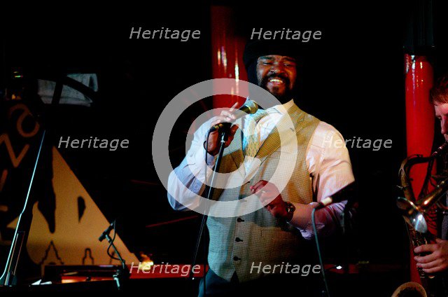 Gregory Porter, Pizza Express, Dean St, London, 2001.   Artist: Brian O'Connor