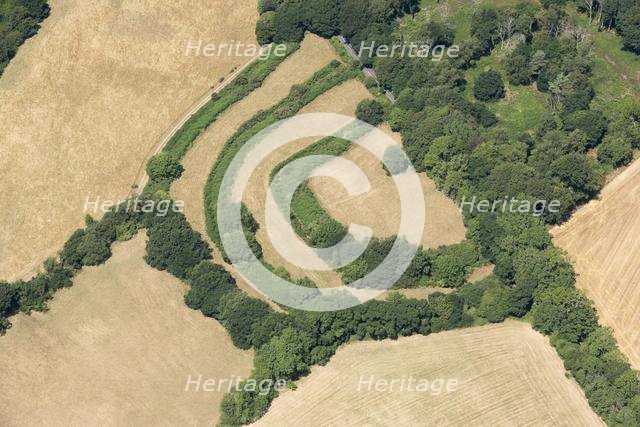 Milber Down Camp, Iron Age multivallate hillfort, near Newton Abbot, Devon, 2018. Creator: Historic England Staff Photographer.