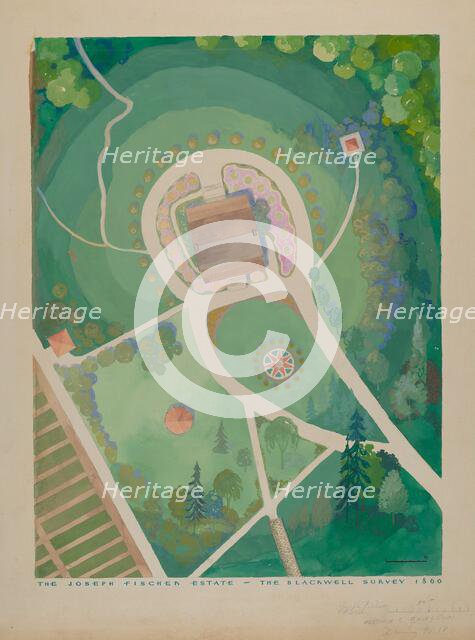 Joseph Fisher Estate, c. 1936. Creator: George Stonehill.
