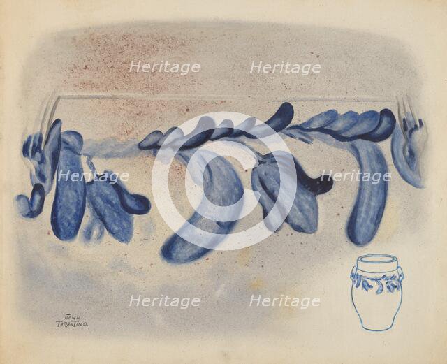 Crock, c. 1938. Creator: John Tarantino.