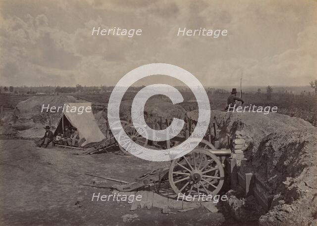 Rebel Works in Front of Atlanta, GA, No. 4, 1864. Creator: George N. Barnard.