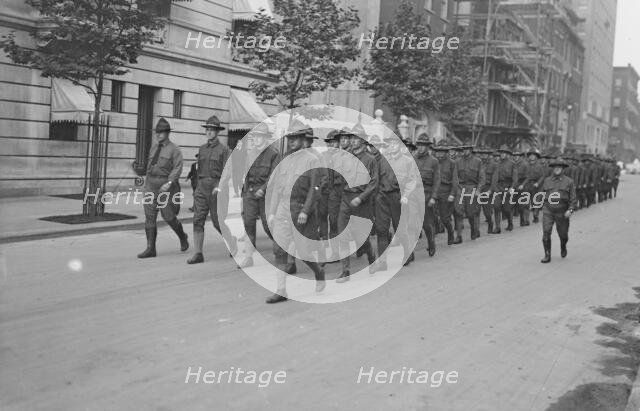 7th Regt. Rookies, between c1915 and c1920. Creator: Bain News Service.