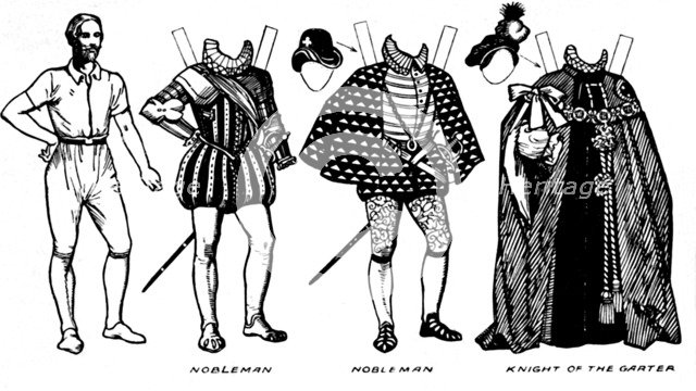 'The Gallery of Historic Costume: Some of the Dresses Worn in Elizabeth's Reign', c1934. Artist: Unknown.