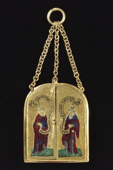Pendant Triptych with an Onyx Cameo of the Nativity, c. 1460-1500; cameo: c. 1250-1300. Creator: Unknown.