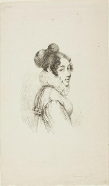 Portrait of a Young Lady, c. 1820. Creator: Vivant Denon.