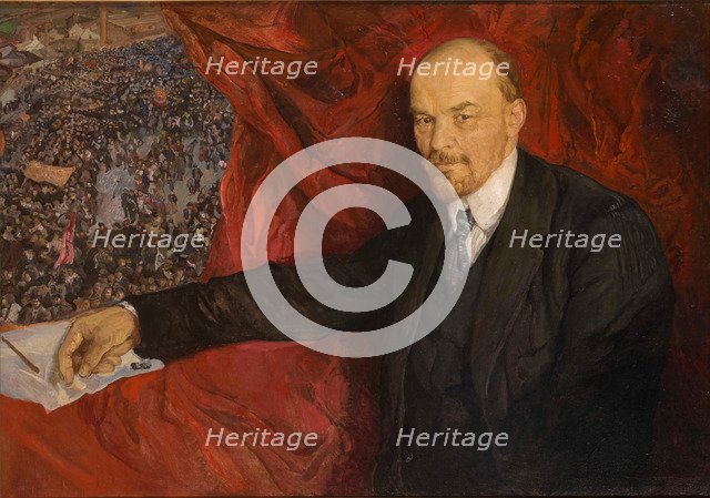 Lenin and Manifestation, 1919.