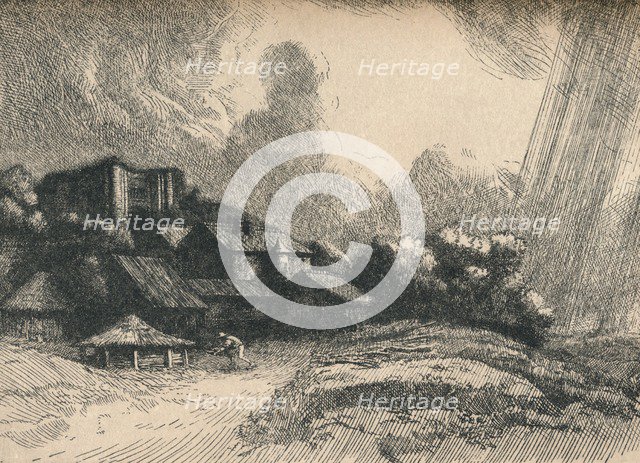 'The Abbey Farm', c1893. Artist: Alphonse Legros.