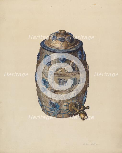 Water Jug, c. 1938. Creator: Arthur Matthews.