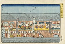 Opening Performance (Kaomise) at Saruwakacho, between c1847 and c1852. Creator: Ando Hiroshige.