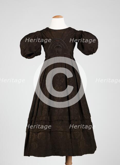 Dress, American, ca. 1835. Creator: Unknown.