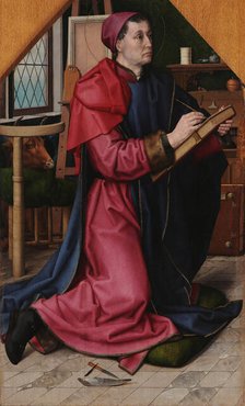 Saint Luke Drawing the Virgin, 15th century. Creator: Goes, Hugo, van der (1435-1482).