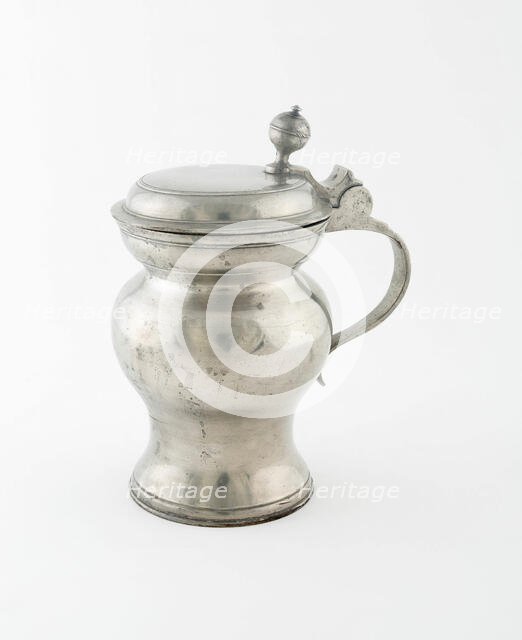 Covered Tankard, Regensburg, c. 1791. Creator: Johann George Kranth.