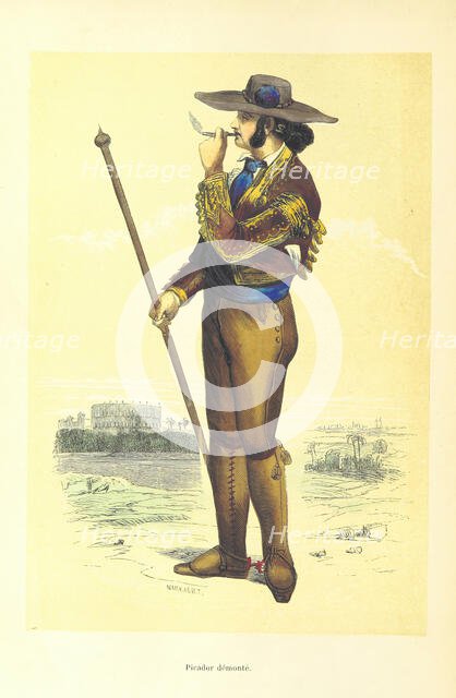 Picador dismantled [?], 1848. Creator: Markaert.