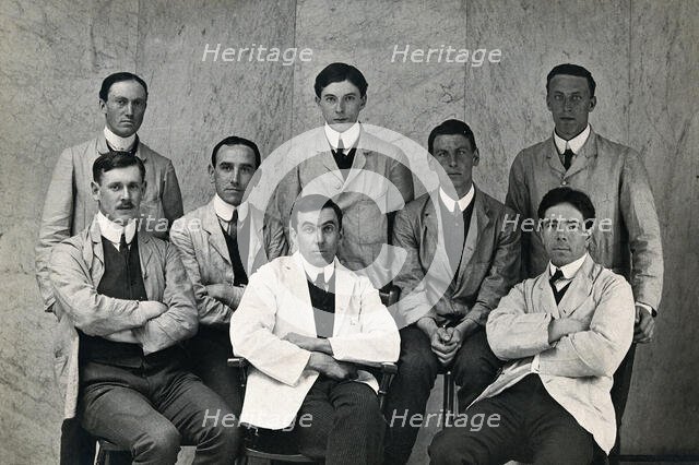 Charing Cross Hospital: a portrait of house surgeons, 1906. Creator: Unknown.