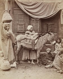 Donkey Boys, 19th century. Creator: Anon.