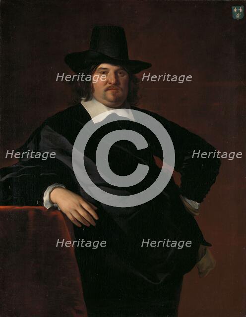 Abraham de Visscher (1605-67). Amsterdam merchant and director of the Dutch West India..., 1650-1667 Creator: Jacob Adriaensz. Backer.