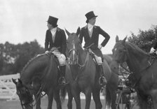 Horse show in Westport, Connecticut, between 1911 and 1942. Creator: Arnold Genthe.