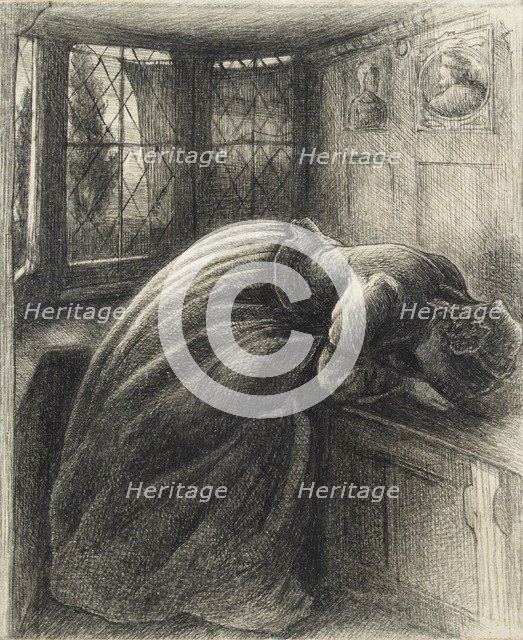 Mariana, c1840-1850. Artist: John Everett Millais.