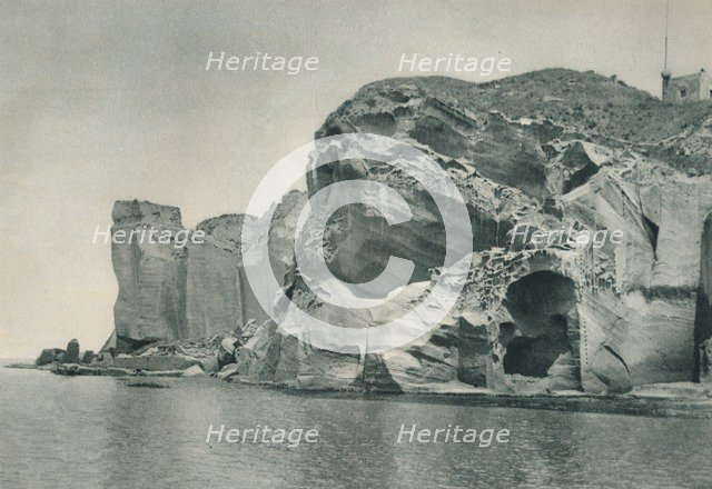 Entrance to a sulphur spring, Ischia, Italy, 1927. Artist: Eugen Poppel.