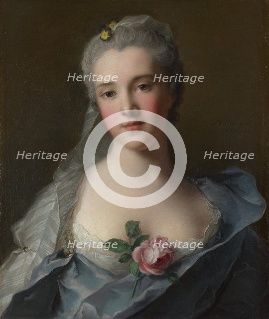 Portrait of Manon Balletti (1740–1776), 1757. Artist: Nattier, Jean-Marc (1685-1766)