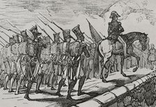 Departure of French troops from Spain, late 18th-early 19th century, (1851).  Creator: Unknown.