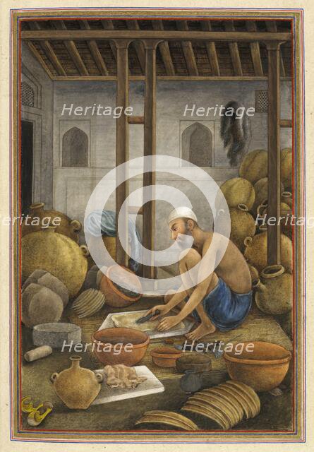 Leather bottle makers presumably members of the Chamaar Caste, 1825. Creator: Anon.