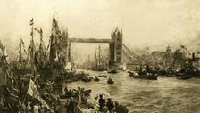 'The Opening Ceremony of the Tower Bridge', c1894.  Creator: Unknown.