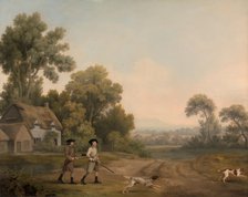 Two Gentlemen Going a Shooting;Two Gentlemen out Shooting, 1768. Creator: George Stubbs.