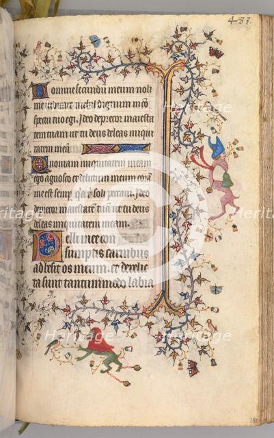 Hours of Charles the Noble, King of Navarre (1361-1425): fol. 236r, Text, c. 1405. Creator: Master of the Brussels Initials and Associates (French).