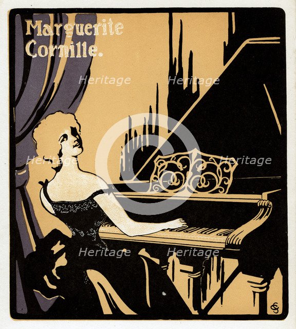 Marguerite Cornille, French music hall singer, late 19th century. Artist: Unknown