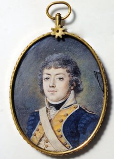 Unknown officer, 1800. Creator: Anton Ulrik Berndes.
