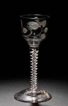 Wine Glass, 1750-1799. Creator: Unknown.