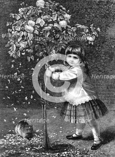 "The Playmates," by J. Hayllar, 1870. Creator: Robert Loudan.