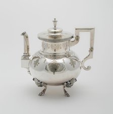 Teapot, part of Tea and Coffee Service, 1878. Creator: Rogers Smith and Company.