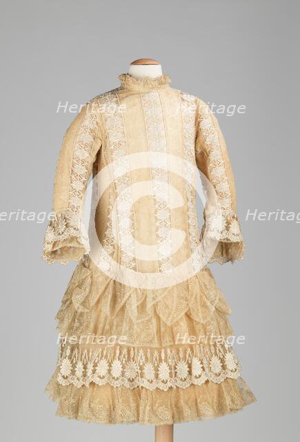Dress, American, ca. 1885. Creator: Unknown.
