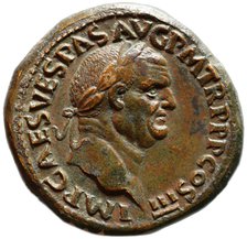 Sestertius of Vespasian, 71 AC. Artist: Numismatic, Ancient Coins  