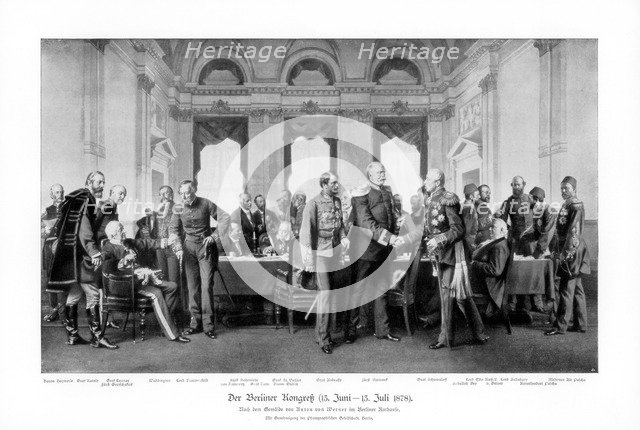 Congress of Berlin (June 13-July 13, 1878), 1900. Artist: Unknown