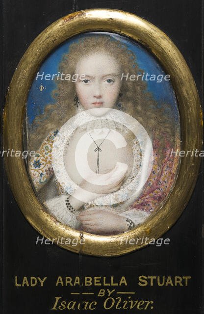 Lady Arabella Stuart (1575-1615). Creator: Isaac Oliver I.