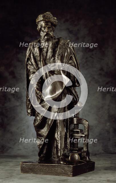 Johannes Gutenberg, 1839. Creator: Pierre-Jean David d'Angers.