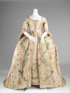 Robe à la Française, French, 1770-75. Creator: Unknown.