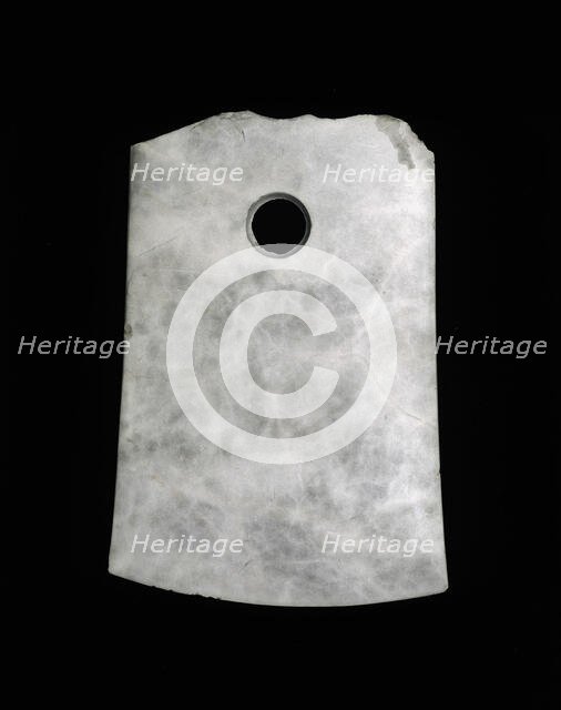 Axe, Neolithic period, probably Liangzhu culture, c. 3000-2000 B.C. Creator: Unknown.