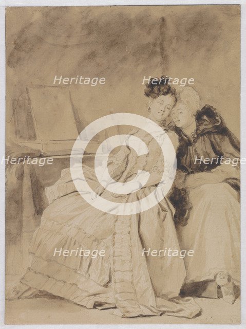 The Intimate Conversation, ca 1778. Artist: Fragonard, Jean Honoré (1732-1806)