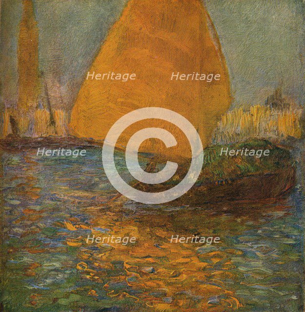 'La Voile Jaune', c1905. Artist: Gaston la Touche.