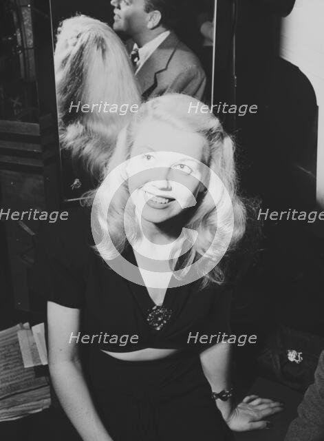 Portrait of Doris Day and Les Brown, Aquarium, New York, N.Y., ca. July 1946. Creator: William Paul Gottlieb.