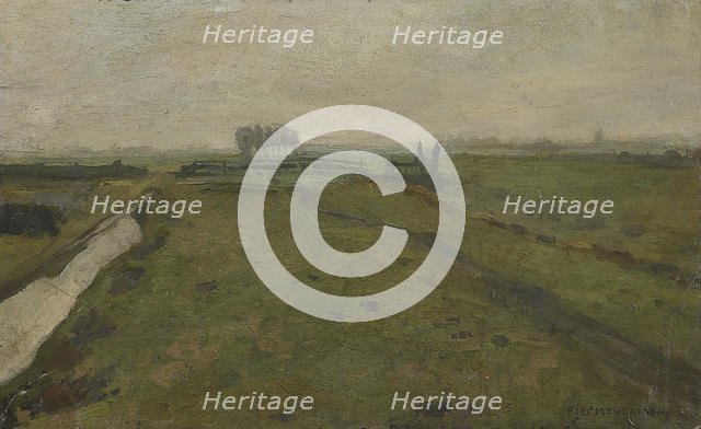 Landscape near Amsterdam, c. 1902. Creator: Mondrian, Piet (1872-1944).