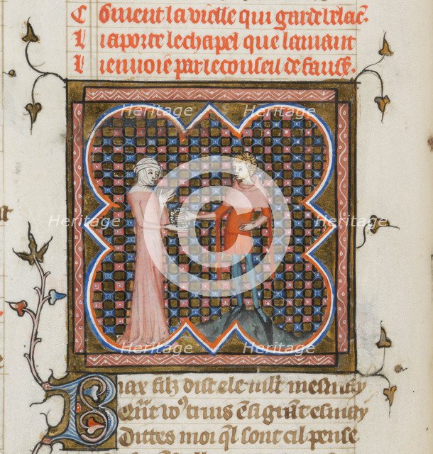 Miniature from a manuscript of the Roman de la Rose by Guillaume de Lorris and Jean de Meun, 1353. Artist: Master of the Rose novels (active Second Half of 14th cen.)