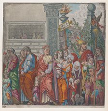 Sheet 7: procession, from The Triumph of Julius Caesar, 1599. Creator: Bernardo Malpizzi.
