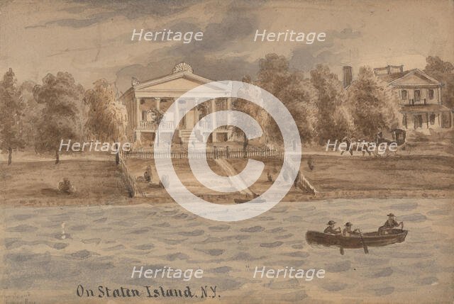 Inner Bay, Staten Island, New York, ca. 1872. Creator: Augustus Köllner.