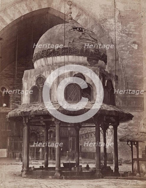 Fountain of the Mosque of Sultan Hassan, Cairo, 19th century. Creator: Pascal Sébah.
